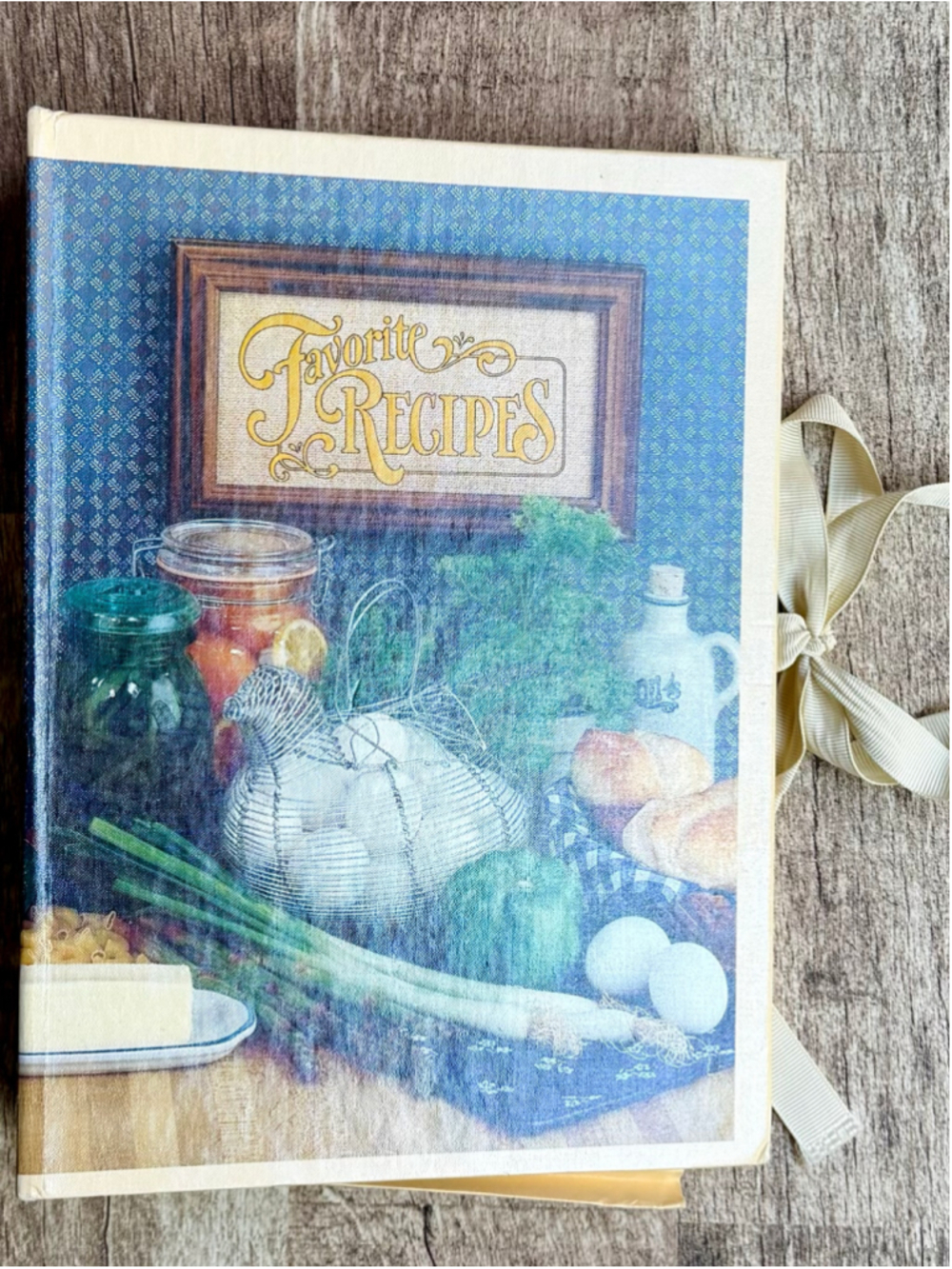 Vintage Hallmark Favorite Recipes Accordion Expanding Recipe File Folder